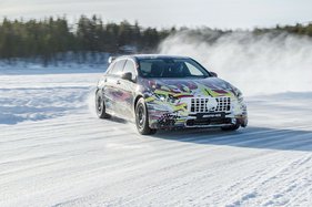 Under-wraps Mercedes-AMG A45 to be drift machine