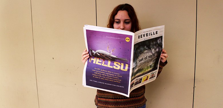 LSU bird experiments reveille