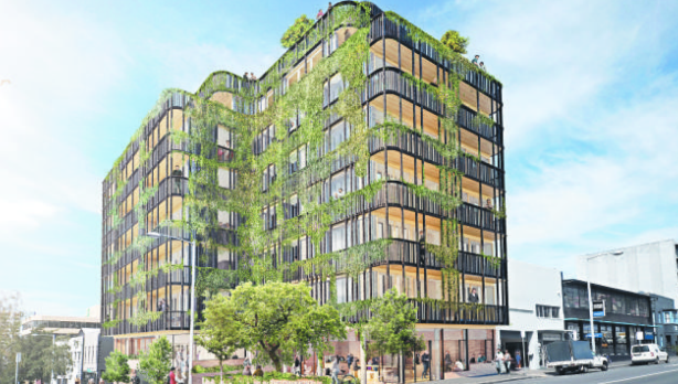 An artists's impression of The Commons, a 30-apartment 'sustainable living complex'. Photo: The Commons