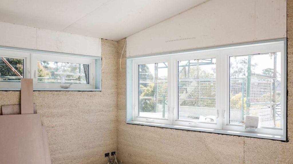 Construction of Canberra&#039;s first hemp house. Photo: Jamila Toderas