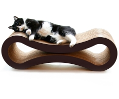 Infinity Cat Scratcher and Lounge, Grey or Brown