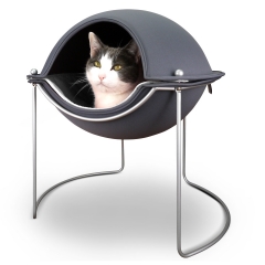 Hepper Pod Cat Bed in Green or Grey