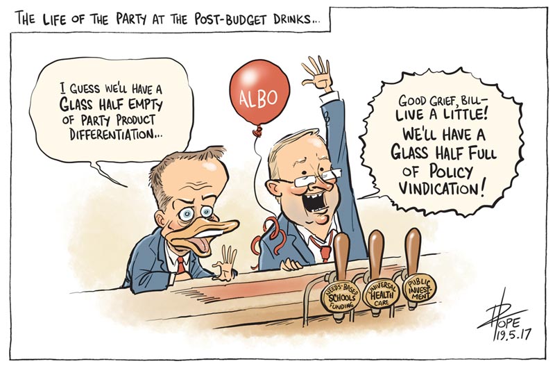 Cartoon: Labor's budget reply