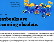 Textbooks obsolete