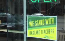 Strike supporting restaurant Oakland