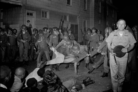 the maryland national guard was called out against Black Civil Rights activists and protesters.