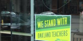 Strike supporting restaurant Oakland