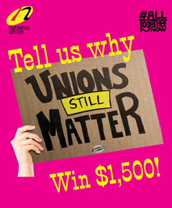 Enter our Unions Matter contest