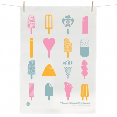 Classic Aussie Ice Creams Tea Towel