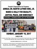 P.O.P.’s   “Dr. Martin L. King Jr. March and Rally, 2017″