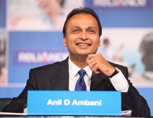 Anil Dhirubhai Ambani during 2012 Reliance Group AGM at Mumbai, India