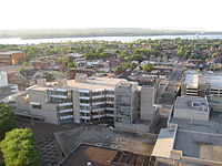 Hamilton Public Library, view from top of Stelco Tower