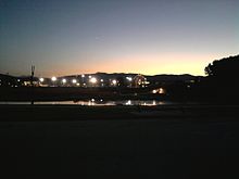 View of the Lagoon and Rec Center.