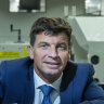 Energy minister Angus Taylor. 