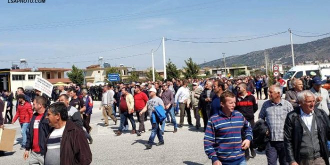 Protestë në autostradën Lushnje - Fier, prodhuesit derdhin qumështin