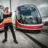 Former Canberra maths teacher Anthony Reid has made a career change and is now a  trainee light rail driver.