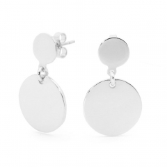 Celeste Silver Studded Earrings