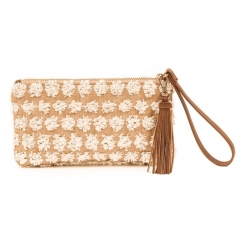 ROXY White Wristlet