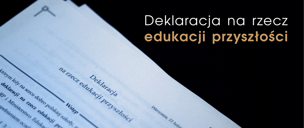 zdjęcie fragmentu Deklaracji na rzecz edukacji