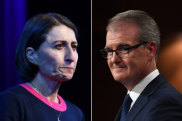 Premier Gladys Berejiklian and Labor leader Michael Daley