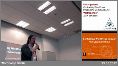 Alain Schlesser: Controlling WordPress Through The Command Line – Introduction to WP-CLI