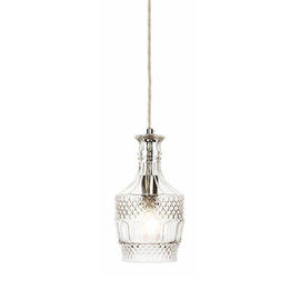 Brandy Wine Decanter Pendant Light