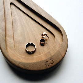 Personalised Raindrop Australian Hardwood Tray