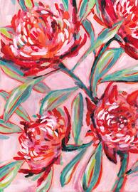 Waratah Painting