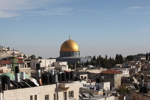 A view of Dome of the Rock is seen in Jerusalem's Old City, Israel