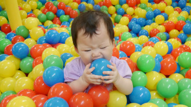 Are ball pits are playground for germs?