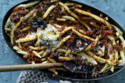 Jill Dupleix's mushroom and lentil bolognese recipe.