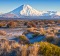 Mount Ngauruhoe and the Rangipo Desert in  Tongariro National Park.