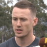 New Hawthorn recruit Tom Scully speaks on the need to overcome his ankle injury first.