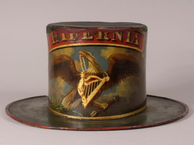 antique fire hat 