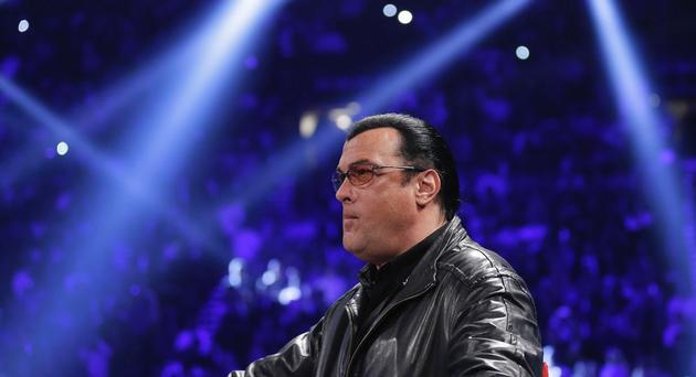 Steven Segal is shown. | AP Photo