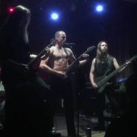 NSBM band Necropole on a minitour in Finland – first gig with nazi bands in a secret venue in Jyväskylä.