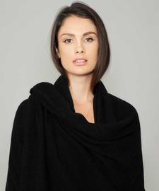 Cashmere Travel Wrap - Black