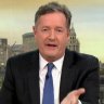 Piers Morgan appearing on Nine's Today show on Thursday morning.