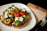 Crushed avocado on toast from Freestyle Espresso in South Melbourne.