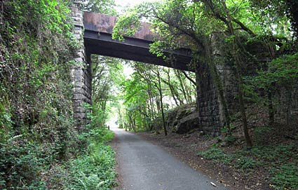 Cycling the Plym Valley Way, Plymouth to Yelverton, Devon, England, UK