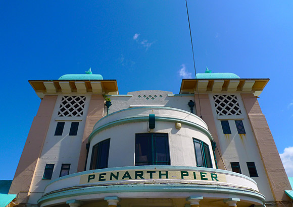 Penarth Pier, Penarth Esplanade near Cardiff, Wales UK - photos, feature and history