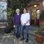 Call for support: Pat Halpin and Ann Keane, proprietors of the Aberdeen Lodge in Sandymount, Dublin, who have been threatened with eviction over their debts. Photo: Tony Gavin