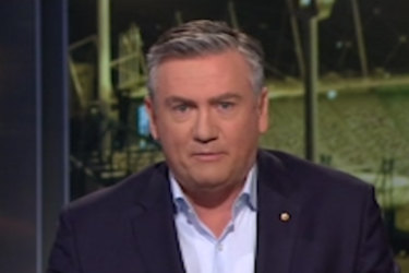 Eddie McGuire reads Dane Swan's statement on The Footy Show.