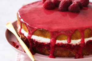 Helen Goh's raspberry bitters sponge cake recipe.