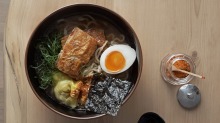 The ramen lunch special at Supernormal in Melbourne.