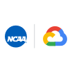 NCAA and Google Cloud logo