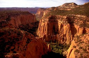 In this undated file photo, the Upper Gulch section of the Escalante Canyons within Utah's Grand Staircase-Escalante National Monument features sheer sandstone walls, broken occasionally by tributary canyons