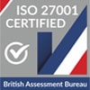 ISO 27001 Accredited