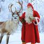 Santa with Rudolph. The magic only works when you believe...