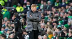 CelticÄôs manager Neil Lennon during the Ladbrokes Scottish Premiership match at Celtic Park, Glasgow. PRESS ASSOCIATION Photo. Picture date: Saturday March 9, 2019. See PA story SOCCER Celtic. Photo credit should read: Jeff Holmes/PA Wire.